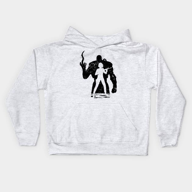 Nemesis x Jill - black Kids Hoodie by CCDesign